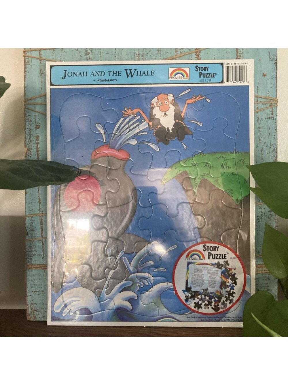 VTG 1996 Promise Story Puzzle Children’s Bible Jonah and The Whale Puzzle Kids